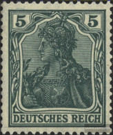 German Empire 85II D Tested KriegsDruck With Hinge 1915 Germania - Nuovi