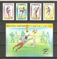 Serie Nº 579/82 + Hb-38 Turks & Caicos - Turks & Caicos (I. Turques Et Caïques)