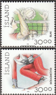 Iceland 760-761 (complete Issue) Unmounted Mint / Never Hinged 1992 Sports - Neufs