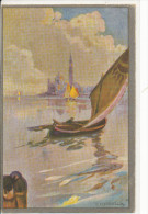 T. CORBELLA VENICE, SAILING BOAT, Near EX Cond. PC Mailed 1940s, Dell' Anna & Gasparini, 548-1 - Corbella, T.