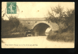 Somme 80 Virage Avant Le Passage Sous La Voie Ferrée Après Boves - Boves