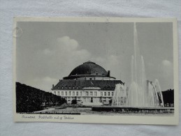 Hannover Stadthalle Fountain Stamp 1955   A10 - Hannover