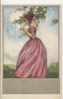 T. CORBELLA, GLAMOUR, FASHION, YOUNG LADY UNDER TREE, EX Cond. PC Mailed - Corbella, T.