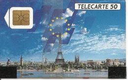 CARTE-PUBLIC-1989-50U-F103-SO2-DIMENSION EUROPEENNE-V°N° Pe 2611-NSB-LUXE - 1989