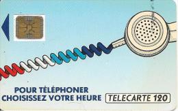 CARTE-PUBLIC-120U-Ko39.610-SC5On-OFFSET-CORDON BLEU-V°6Pe-N° 109009-TBE - Telefonschnur (Cordon)