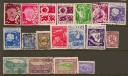 BULGARIA Selection (18) 1925 - 1940 M+U #GM3 - Collections, Lots & Series