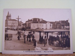 CASTELNAU-MAGNOAC (HAUTES PYRENEES) LES MARCHES. PLACE DU FOIRAIL - Castelnau Magnoac