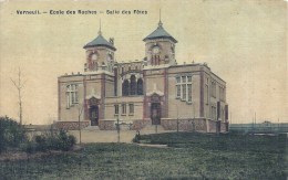 ILE DE FRANCE -78 - YVELINES - VERNEUIL - Ecole Des Roches - Salle Des Fêtes - Colorisée Et Toilée - Verneuil Sur Seine