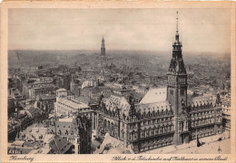 Delcampe - Z16215 Germany Hamburg Peterkirche Rathaus Innere Stadt General View Church City Hall - Mitte