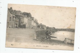 Cp , 94 , ABLON , Les Quais , écrite - Ablon Sur Seine