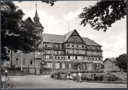 0587 Alte Foto Ansichtskarte DDR - Hotel Gaststätte Cafe Ernst Thälmann Haus Oberhof - N. Gel 1964 - Straub Fischer - Oberhof