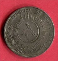 § 1 COLON  1923   (KM 163)  TB 35 - Costa Rica