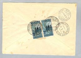 Triest Zone A 1948-02-24 R-Brief Nach Zürich Paar Mi#32 - Used