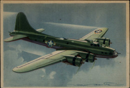 AVIATION  MILITAIRE - AVION - Dessin - BOEING - 1939-1945: 2ème Guerre