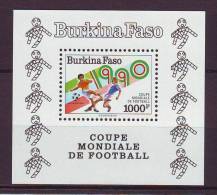 BURKINA FASO 1990. YT N° BF 38**. Coupe Du Monde De Football En Italie - Burkina Faso (1984-...)
