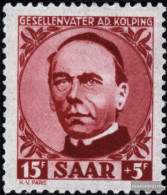 Saar 289 (complete Issue) Unmounted Mint / Never Hinged 1950 Adolf Kolping - Ongebruikt