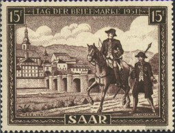 Saar 305 (complete Issue) Unmounted Mint / Never Hinged 1951 Day The Stamp - Ongebruikt