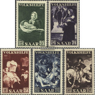 Saar 309-313 (complete Issue) Unmounted Mint / Never Hinged 1951 Volkshilfe - Ongebruikt