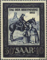 Saar 316 (complete Issue) Unmounted Mint / Never Hinged 1952 Day The Stamp - Ongebruikt