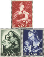 Saar 351-353 (complete Issue) Unmounted Mint / Never Hinged 1954 Madonna - Ongebruikt