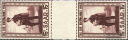 Saar 361 Between Steg Couple (complete.issue) Unmounted Mint / Never Hinged 1955 Day The Stamp - Ongebruikt