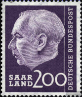 Saar 399 Unmounted Mint / Never Hinged 1957 Heuss I - Unused Stamps
