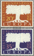 Saar 402-403 (complete Issue) Unmounted Mint / Never Hinged 1957 Europe - Unused Stamps