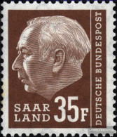 Saar 420 Unmounted Mint / Never Hinged 1957 Heuss II - Unused Stamps