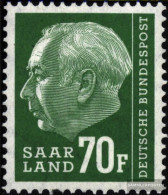 Saar 423 Unmounted Mint / Never Hinged 1957 Heuss II - Unused Stamps