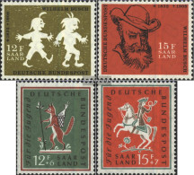 Saar 429-430,433-434 (complete Issue) Unmounted Mint / Never Hinged 1958 William Bush, Folksongs - Unused Stamps