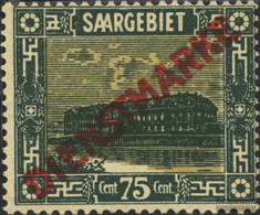 Saar D10 With Hinge 1922 Landscapes - Dienstzegels