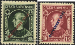 Slovakia 24-25 (complete Issue) Unmounted Mint / Never Hinged 1939 Pater Hlinka - Nuevos