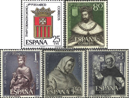 Spain 1413-1417 (complete Issue) Unmounted Mint / Never Hinged 1963 Canonical Coronation - 1961-70 Nuovi