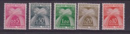 FRANCIA FRANCE SEGNATASSE TIMBRE TAXE MNH 90/94 Cat. € 90,00 - 1960-.... Mint/hinged