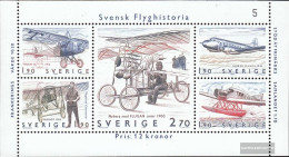Sweden Block12 (complete Issue) Unmounted Mint / Never Hinged 1984 Aviation - Blocks & Sheetlets