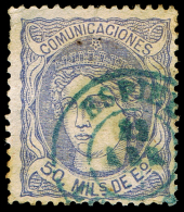 CORDOBA - EDI O 107 - MAT FECH TII \"ESPIEL\" (AZUL) - Used Stamps