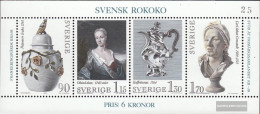 Sweden Block7 (complete Issue) Unmounted Mint / Never Hinged 1979 Rococo - Blocks & Kleinbögen