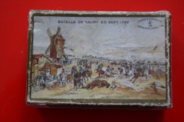 BOITE DE PLUME SERGENT MAJOR  CIE FRANCAISE PARIS Bureau,école,objets Liés ILLUSTRATION BOITE BATAILLE DE VALMY 1792 - Vulpen