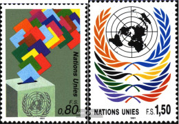 UN - Geneva 200-201 (complete Issue) Unmounted Mint / Never Hinged 1991 Clear Brands - Neufs