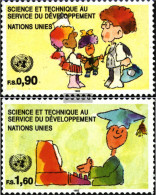 UN - Geneva 221-222 (complete Issue) Unmounted Mint / Never Hinged 1992 Science And Development - Neufs