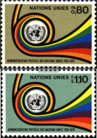 UN - Geneva 60-61 (complete Issue) Unmounted Mint / Never Hinged 1976 Postal Administration - Gebraucht