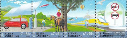 UN - Vienna 346-349 Quad Strip (complete Issue) Unmounted Mint / Never Hinged 2001 Klimaänderung - Neufs