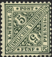 Württemberg D229 Unmounted Mint / Never Hinged 1906 Numbers In Signs - Nuevos