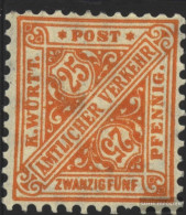 Württemberg D232 Unmounted Mint / Never Hinged 1906 Numbers In Signs - Mint
