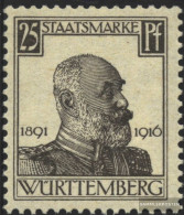 Württemberg D246 Unmounted Mint / Never Hinged 1916 King William - Nuovi