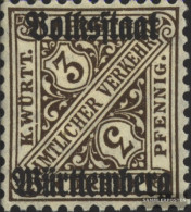 Württemberg D259X Unmounted Mint / Never Hinged 1919 Numbers In Signs - Mint