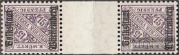 Württemberg D263ZS Between Steg Couple Unmounted Mint / Never Hinged 1919 Numbers In Signs - Nuovi