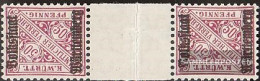 Württemberg D269X ZS Between Steg Couple Unmounted Mint / Never Hinged 1919 Numbers In Signs - Ungebraucht