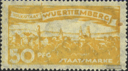 Württemberg D276 With Hinge 1920 Farewell Edition - Ungebraucht