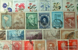 Argentina 50 Different Stamps - Lots & Serien